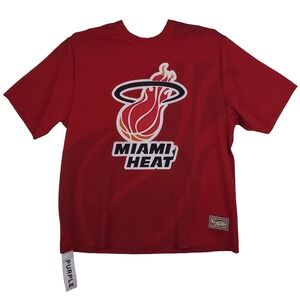 Purple Brand Miami Heat Mitchell & Ness NBA Medium Jersey Shirt Red NWT